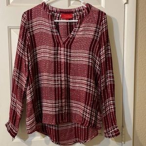 Jennifer Lopez Plaid Holiday Longsleeve